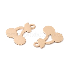 Long-Lasting Plated Brass Charms&nbsp;KK-K336-06KCG