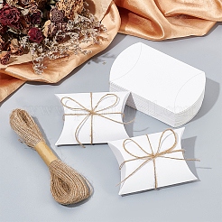 100Pcs Cardboard Paper Candy Pillow Gift Boxes&nbsp;CON-BC0008-15B