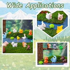 60Pcs 15 Styles Mixed Animals Resin Display Decorations&nbsp;DJEW-CJC0001-04
