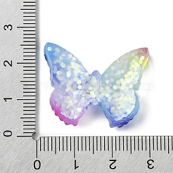 Spray Painted Resin Decoden Cabochons&nbsp;LS-RESI-C045-07A