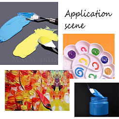 Plastic Oil Painting Scraper Knife&nbsp;AJEW-FH0001-21