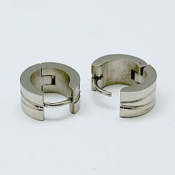 Tarnish Resistant Fashion 304 Stainless Steel Huggie Hoop Earrings&nbsp;EJEW-G124-M16