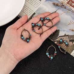 Alloy Enamel Pendants&nbsp;ENAM-EA10958Y-AB-1
