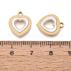 304 Stainless Steel Enamel Pendants&nbsp;STAS-Q111-14G-01