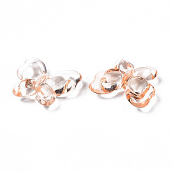 Transparent Acrylic Beads&nbsp;X-TACR-S134-025
