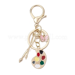 Painter's Palette Alloy Enamel Keychain&nbsp;KEYC-JKC01074