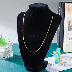 Brass Box Chain Necklace&nbsp;NJEW-TA0001-16