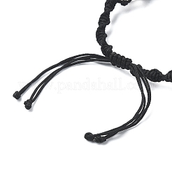 Dyed Natural Quartz Crystal Braided Bead Bracelets&nbsp;BJEW-TA00346-01