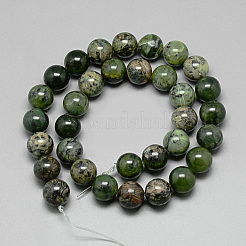 Natural Ruby in Zoisite Beads Strands&nbsp;G-Q948-73
