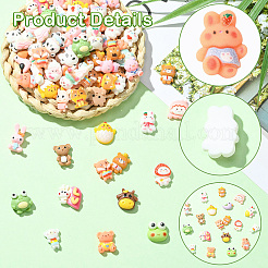 Opaque Resin Cabochons&nbsp;RESI-CJC0011-41
