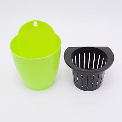 Wall Hanging Plastic Planter Container Vase&nbsp;LS-AJEW-WH0155-56A