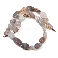 Natural Botswana Agate Nuggets Beads Strands&nbsp;G-B170-A01