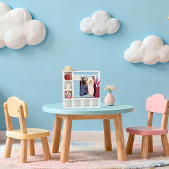 2Pcs Plastic Wardrobe Model&nbsp;DIY-UN0008-30A