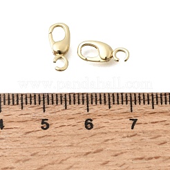 真鍮カニカン  カドミウムフリー＆鉛フリー  ラックめっき  長持ちメッキ  オーバル  18KGP本金メッキ  12x5x3mm  穴：2.5mm&nbsp;KK-C255-10G