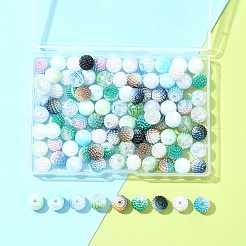 200Pcs 10 Styles Imitation Pearl & Opaque Acrylic Berry Beads&nbsp;OACR-FS0001-96A