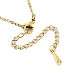 304 Stainless Steel Pendant Nacklaces For Women&nbsp;LS-STAS-S124-01G-01