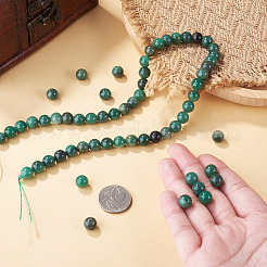 1Strand Natural African Jade Beads Strands&nbsp;G-TA0003-50B