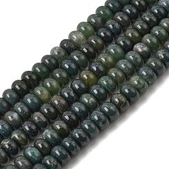 Natural Moss Agate Beads Strands&nbsp;G-G731-08-8mm-01