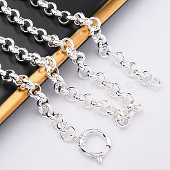 304 Stainless Steel Rolo Chain Necklaces&nbsp;NJEW-Q013-11S