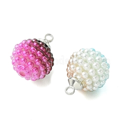 Imitation Pearl Acrylic Pendants&nbsp;PALLOY-JF05412