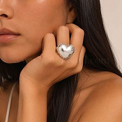 Brass Locket Finger Rings&nbsp;WG2223E-01