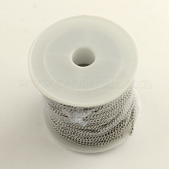 Tarnish Resistant 304 Stainless Steel Curb Chains&nbsp;CHS-Q001-20