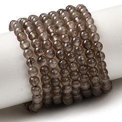 Natural Smoky Quartz Beads Strands&nbsp;X-G-B167-A09-4mm