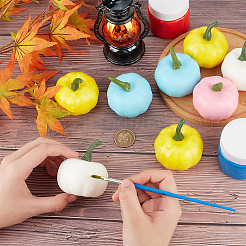 12Pcs 4 Colors Polyethylene Artificial Pumpkin&nbsp;DJEW-GF0001-71B