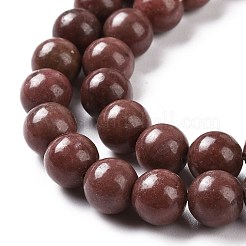 Natural Rhodonite Round Bead Strands&nbsp;G-J302-10-4mm