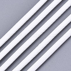 韓国産ワックスポリエステルコード  ジュエリー作りのための  ホワイト  2mm  約10m /ロール&nbsp;YC-Q006-2.0mm-09