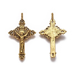 Tibetan Style Alloy Pendants&nbsp;PALLOY-J050-01AG-NR