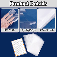 100Pcs OPP Cellophane Bags&nbsp;ABAG-CP0001-24A
