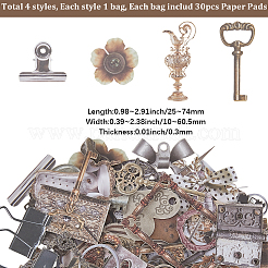 4 Bags 4 Styles Scrapbook Paper Pads&nbsp;DIY-SP0006-51