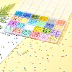 288G 24 Styles Glass Seed Beads&nbsp;SEED-FS0001-26B