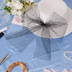 Polyester Big Eye Mesh Organza Veil&nbsp;DIY-WH0453-61A