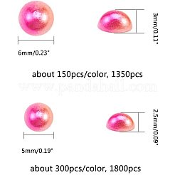 Imitation Pearl Acrylic Cabochons&nbsp;OACR-PH0001-18