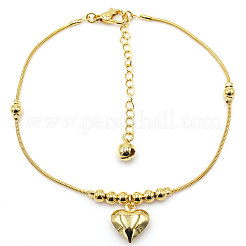 Heart Brass Charm Anklets for Women&nbsp;FS-WG07704-01