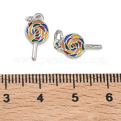 Brass Enamel Pendants&nbsp;KK-B170-19P