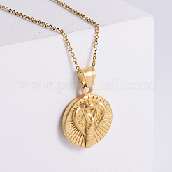 Vintage European Snake Animal Stainless Steel Pendant Necklaces for Men Women&nbsp;AN9541
