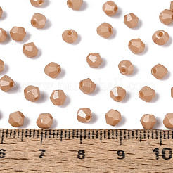 ベーキングペイント パールガラス シードビーズ  丸い穴  双円錐形  バリーウッド  3.5~4x4~4.5mm  穴：1~1.2mm  約5625個/450g&nbsp;SEED-T007-21A-12