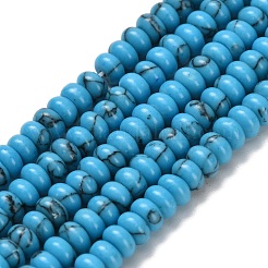Synthetic Turquoise Beads Strands&nbsp;G-Z110-B01-2x4mm-03