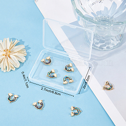 Synthetic Paua Shell Charms&nbsp;KK-BBC0003-94