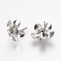 Tarnish Resistant 304 Stainless Steel Stud Earring Findings&nbsp;LS-STAS-G187-14P
