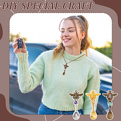 12Pcs 3 Colors Alloy Coffee Tea Spoon & Bee Pendants&nbsp;PALLOY-GA00013