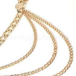Coin Tassel Alloy Curb Chain Multilayer Waist Belly Chains for Women&nbsp;FS-WGC6A1A-01
