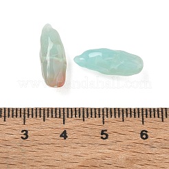 Two Tone Imitation Gemstone Style Acrylic Beads&nbsp;AC-CBA6852-01L