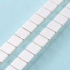 Electroplated Non-magnetic Synthetic Hematite Beads Strands&nbsp;G-C006-02S