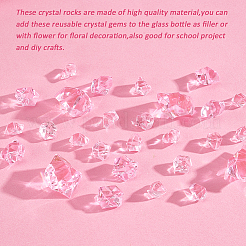 375Pcs 3 Style Transparent Acrylic Beads&nbsp;OACR-GA0001-04