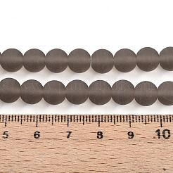 Transparent Glass Beads Strands&nbsp;GLAA-T032-T8mm-MD02