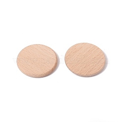 Unfinished Natural Beech Wood Cabochons&nbsp;X-WOOD-E010-10